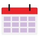 fecha del calendario icon