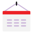 fecha del calendario icon