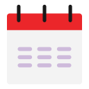 fecha del calendario icon