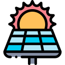 Panel solar icon