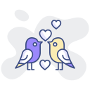 pájaros del amor icon