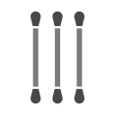 bastoncillo de algodón icon