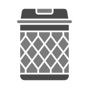 cubo de basura icon