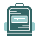 mochila escolar icon