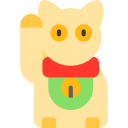 gato chino de la suerte icon