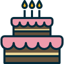 pastel de cumpleaños