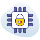 seguridad del microchip icon