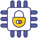 seguridad del microchip icon