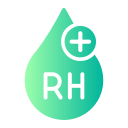 sangre rh positiva icon