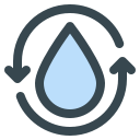 reciclaje de agua icon