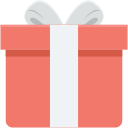 caja de regalo de navidad icon