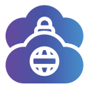 nube híbrida icon