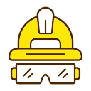 casco de trabajador icon