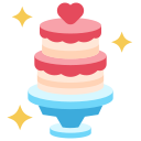 pastel de bodas icon