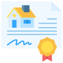 certificado de casa icon