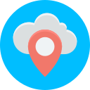 mapa de nubes icon