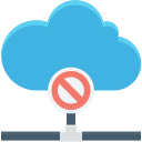 bloque de nubes icon