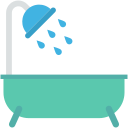 bañera con ducha icon