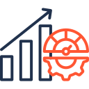 métricas de rendimiento icon