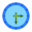 hora del reloj icon