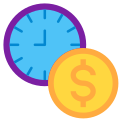 el tiempo es dinero icon