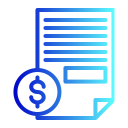 documento financiero icon