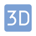 película en 3d icon