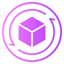 cubo 3d icon