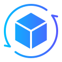 cubo 3d icon