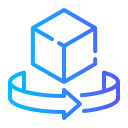 cubo 3d icon