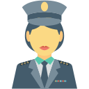 mujer policía icon