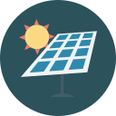 célula solar icon