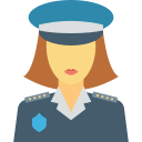 mujer policía icon