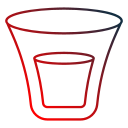 vaso de chupito icon