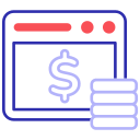 monetización de sitios web icon