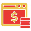 monetización de sitios web icon