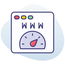 prueba de velocidad de la página web icon