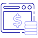 monetización de sitios web icon