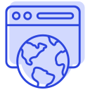 dominio del sitio web icon