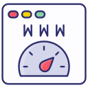 prueba de velocidad de la página web icon