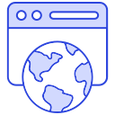 dominio del sitio web icon