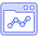 tráfico del sitio web icon