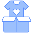 caja de donación de ropa icon