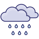 nube de lluvia icon