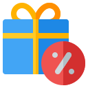 descuento de regalo icon