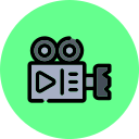 cámara de video icon