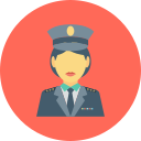 mujer policía icon