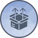 caja abierta icon