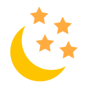 luna y estrellas icon