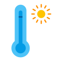 temperatura caliente icon